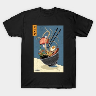 The Great Ramen off Kanagawa T-Shirt